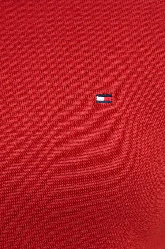Tommy Hilfiger sweter WW0WW43211 bordowy