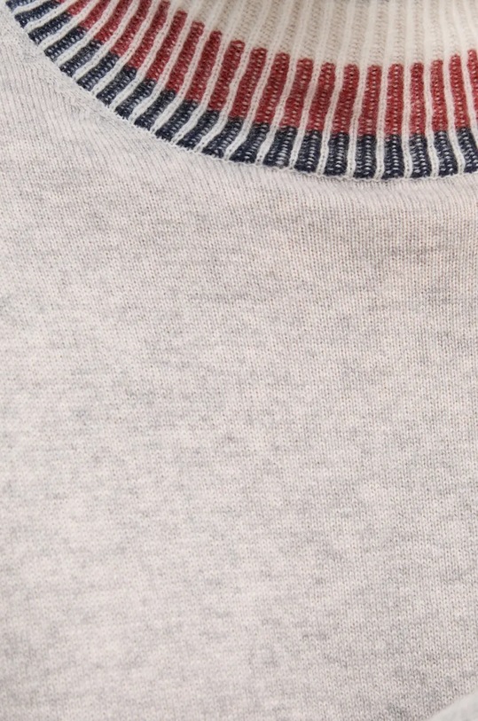 Μάλλινο πουλόβερ Tommy Hilfiger WW0WW43239 γκρί