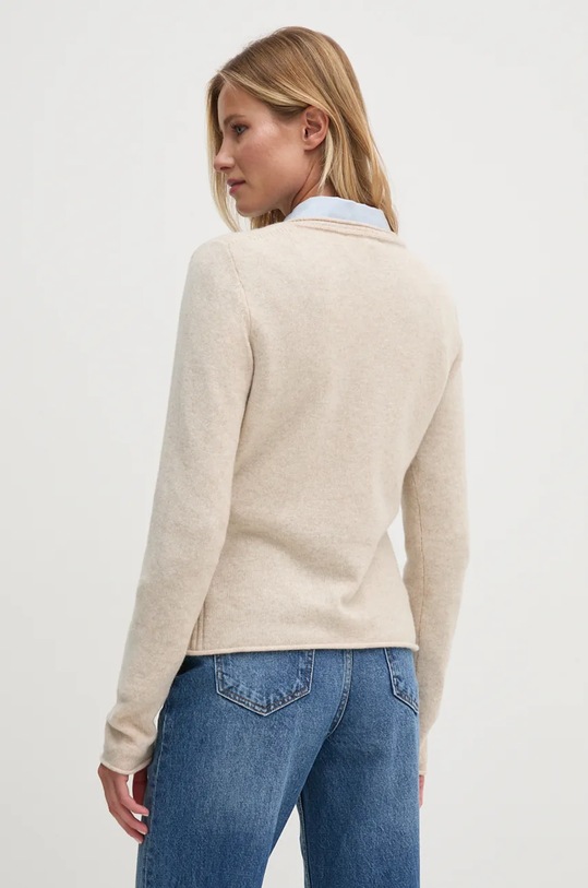 Ρούχα Μάλλινο πουλόβερ Tommy Hilfiger WW0WW43505 μπεζ