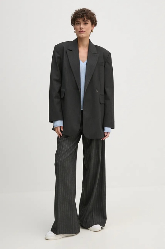 Vlněný svetr Tommy Hilfiger WW0WW43505 modrá AW25