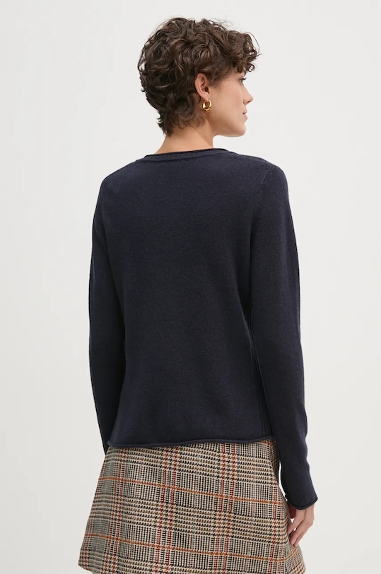 Ρούχα Μάλλινο πουλόβερ Tommy Hilfiger WW0WW43505 σκούρο μπλε