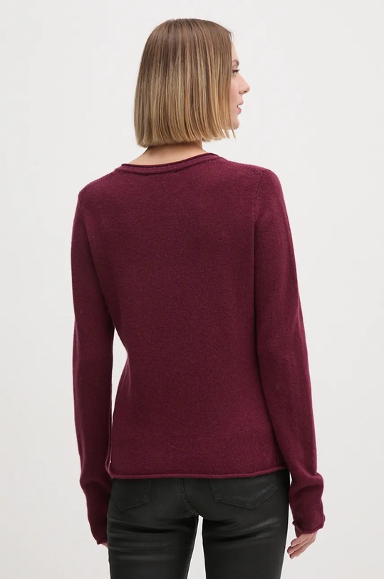 Îmbrăcăminte Tommy Hilfiger pulover de lana WW0WW43505 burgundia