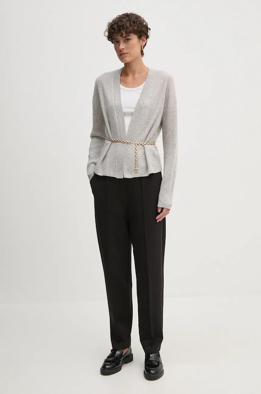 Vlněný svetr Tommy Hilfiger WW0WW43509 šedá AW24