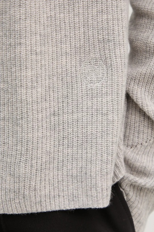 Vlněný svetr Tommy Hilfiger WW0WW43509 šedá