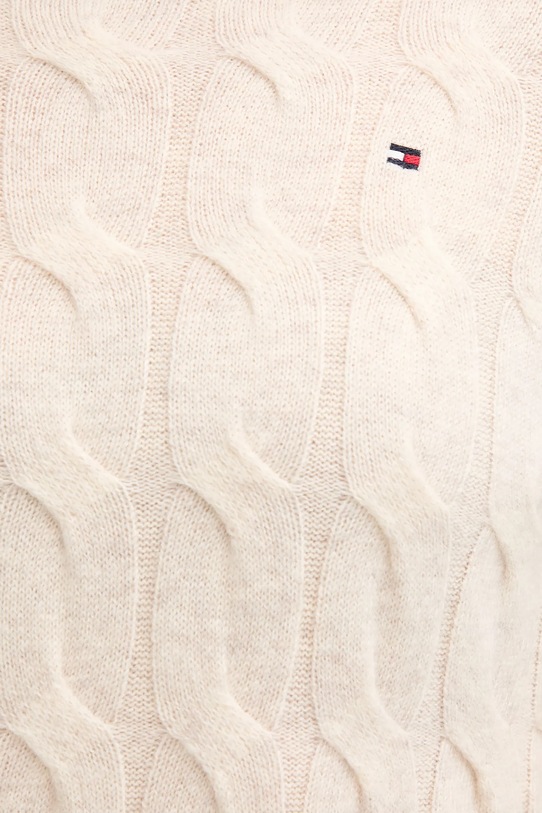 Volnen pulover Tommy Hilfiger WW0WW43586 bež