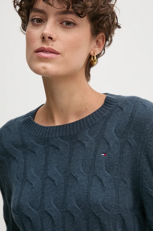 Svetr Tommy Hilfiger námořnická modř WW0WW43586