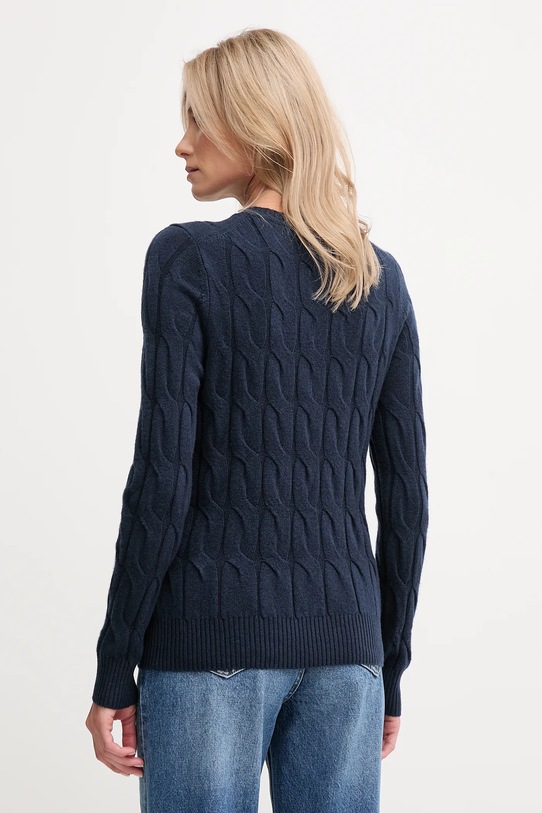 Oblečenie Vlnený sveter Tommy Hilfiger WW0WW43586 tmavomodrá