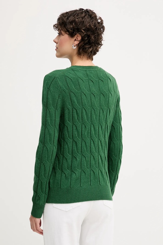 Odzież Tommy Hilfiger sweter wełniany WW0WW43586 zielony