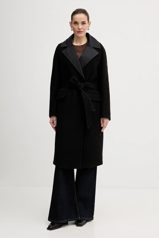 Vlněný svetr Tommy Hilfiger WW0WW43586 hnědá AW25