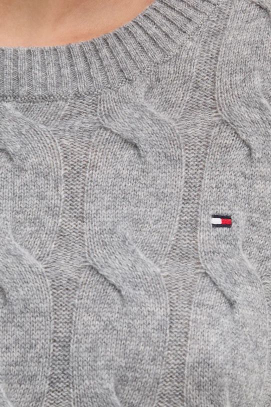 Tommy Hilfiger sweter WW0WW43586 szary