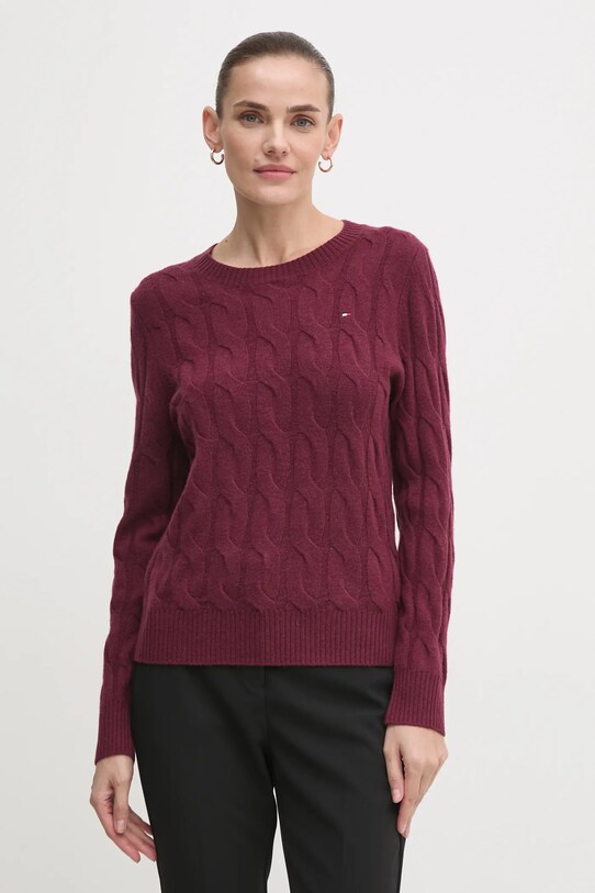 Pulover Tommy Hilfiger vuna bordo WW0WW43586