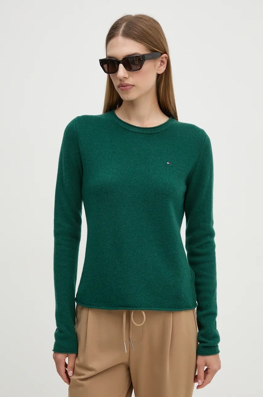 Ρούχα Πουλόβερ Tommy Hilfiger WW0WW44161 πράσινο