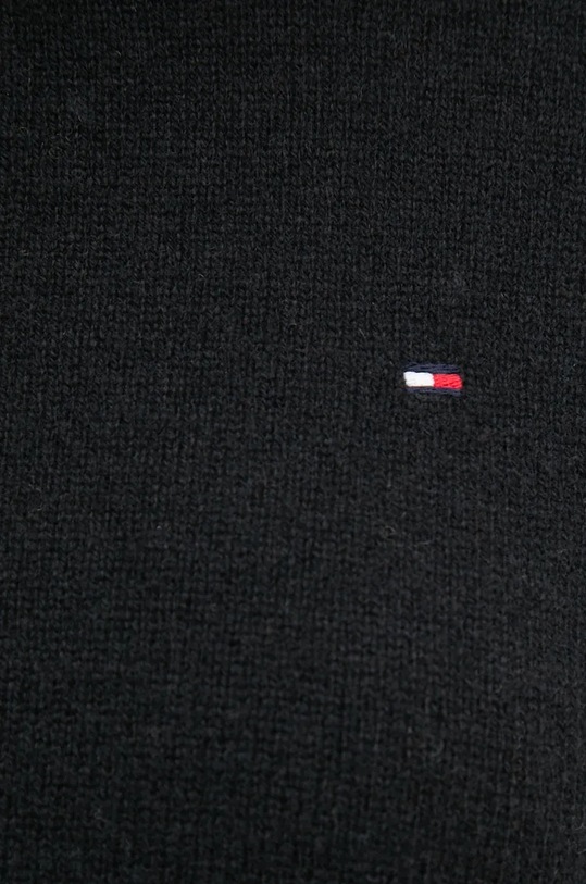 Πουλόβερ Tommy Hilfiger μαύρο WW0WW44161