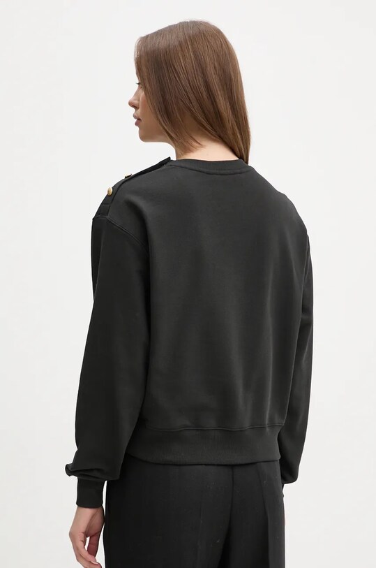 Îmbrăcăminte Tommy Hilfiger pulover de bumbac WW0WW43606 negru