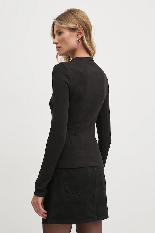 Calvin Klein Jeans kardigan J20J224643 czarny AW24