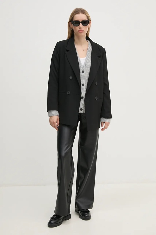 Calvin Klein Jeans kardigan z domieszką wełny J20J224234 szary AW24