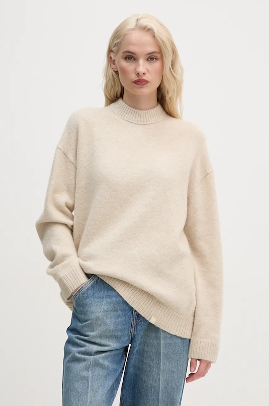 Calvin Klein Jeans sweter pozostałe beżowy J20J224636