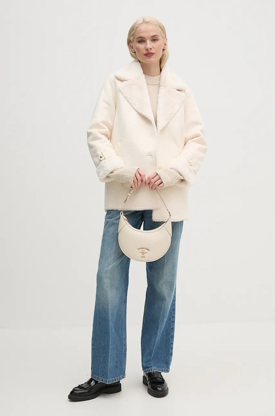 Calvin Klein Jeans sweter J20J224636 beżowy NC24