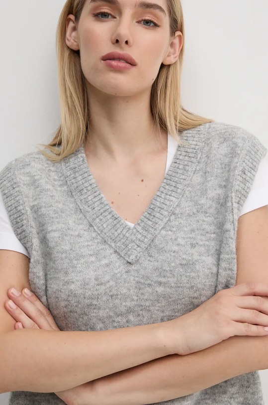 Кардиган з домішкою вовни Calvin Klein Jeans сірий J20J224637