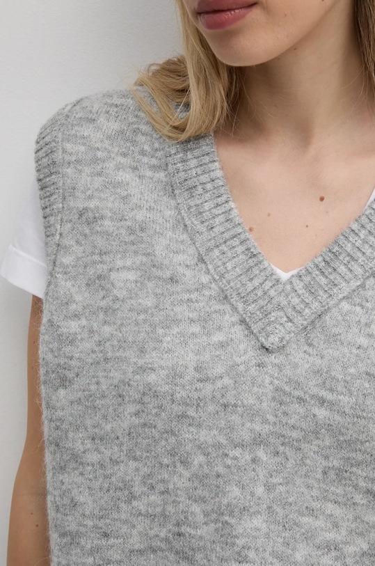 Кардиган з домішкою вовни Calvin Klein Jeans J20J224637 сірий