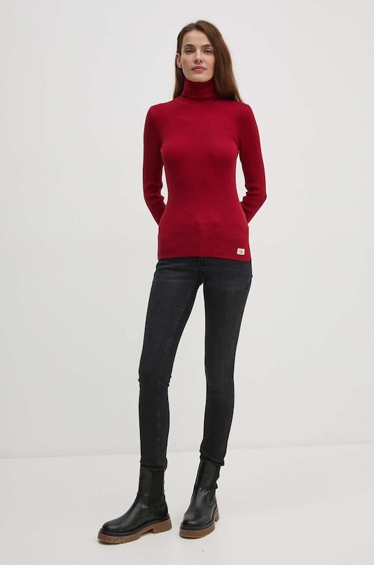 Calvin Klein Jeans sweter J20J224225 czerwony AW24