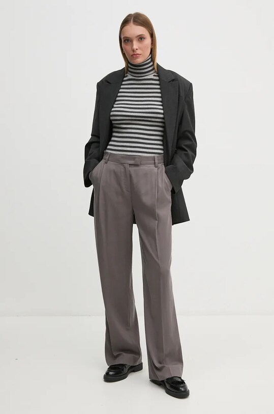 Светр Calvin Klein Jeans J20J224225 сірий AW24