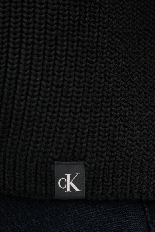 Calvin Klein Jeans sweter bawełniany J20J224227 czarny