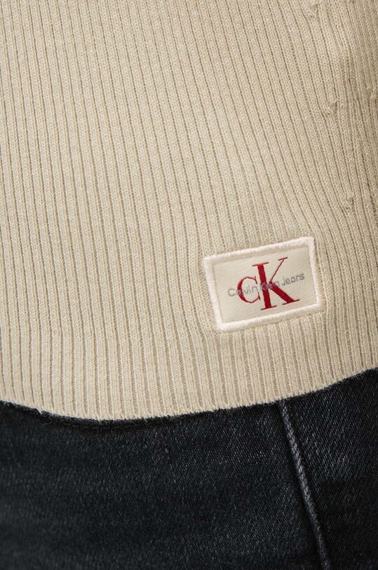 Calvin Klein Jeans kardigan J20J224239 zielony