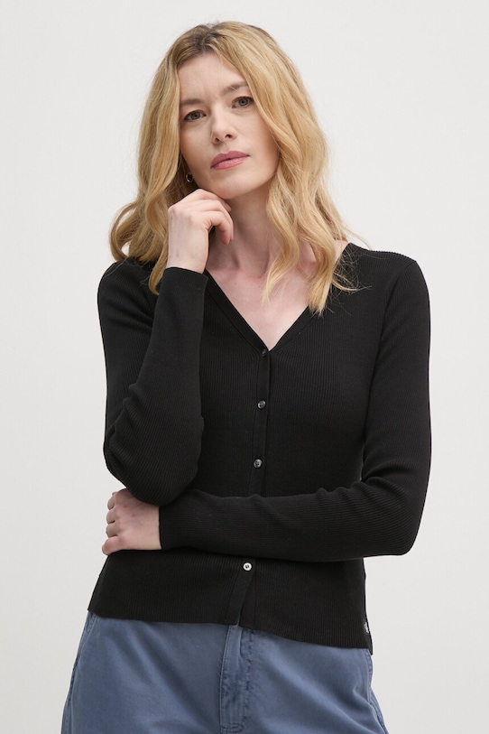 Kardigan Calvin Klein Jeans černá J20J224239