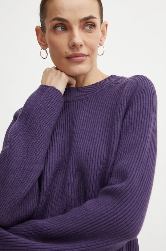 MICHAEL Michael Kors pulover de lana groase violet MF460YPF2G