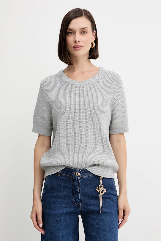 MICHAEL Michael Kors pulover de lână grosime medie gri MF4612JF2G