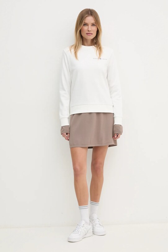 Gant felpa 4200754 bianco AW24