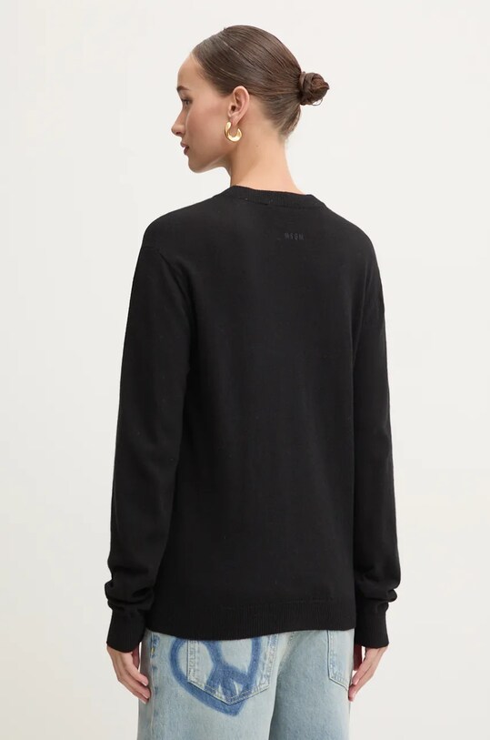 Oblečenie Vlnený sveter MSGM 3742MDM200.247786 čierna