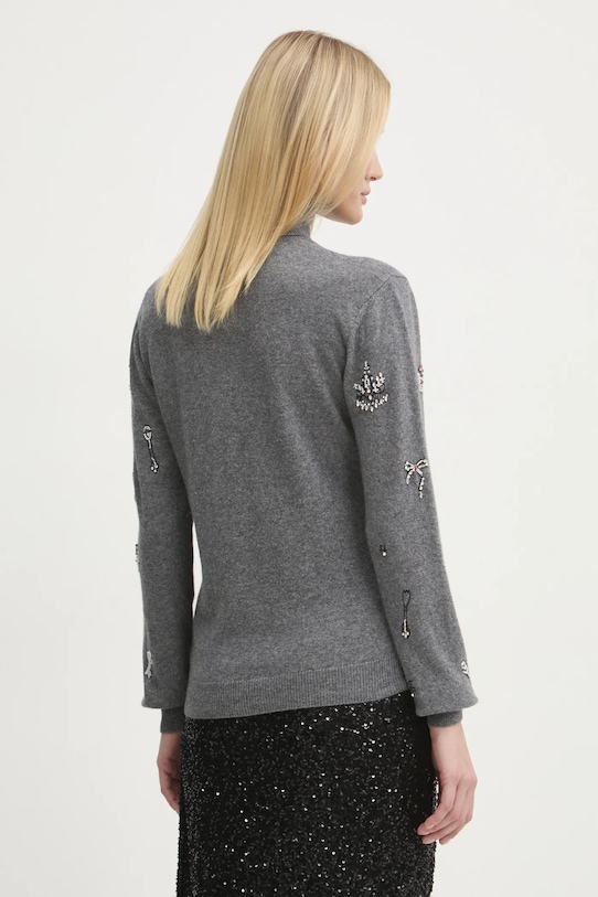 Îmbrăcăminte MSGM pulover de lana 3742MDM212.247786 gri