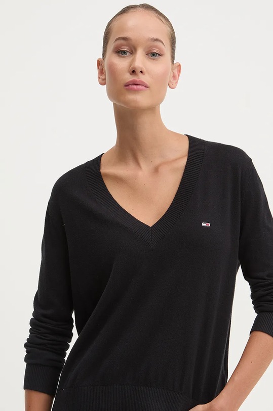 Tommy Jeans sweter czarny DW0DW18670