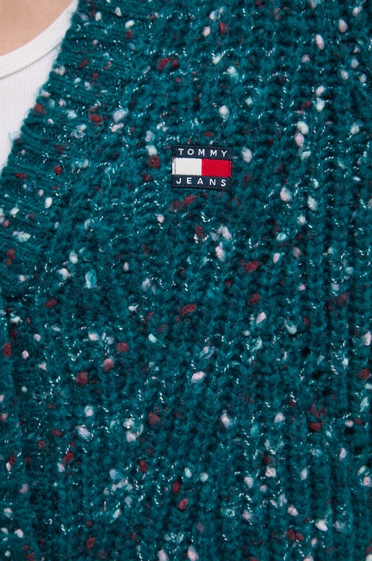 Светр Tommy Jeans DW0DW18672 бірюзовий