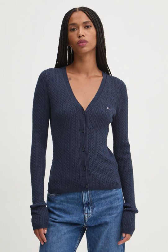 Tommy Jeans cardigan blu navy DW0DW18682