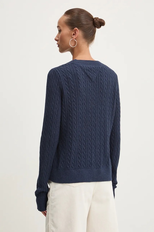 Îmbrăcăminte Tommy Jeans pulover de bumbac DW0DW18683 bleumarin