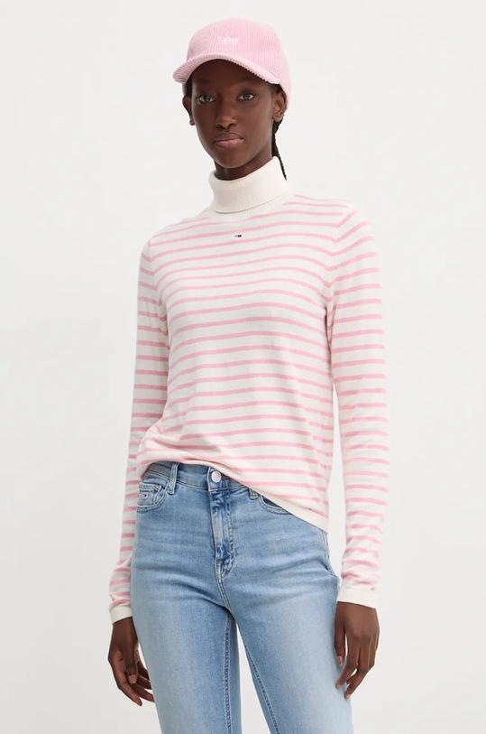 Svetr Tommy Jeans béžová DW0DW19686