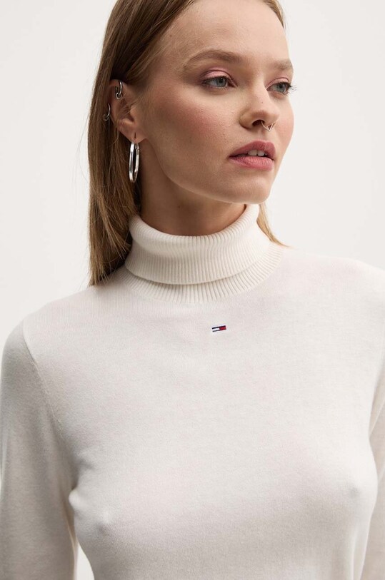 Tommy Jeans pulover bej DW0DW19686