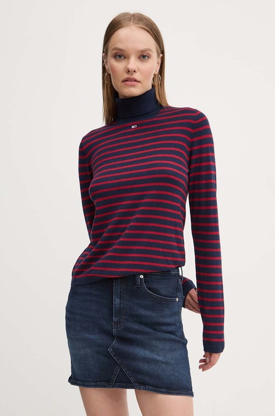 Svetr Tommy Jeans rolák námořnická modř DW0DW19686
