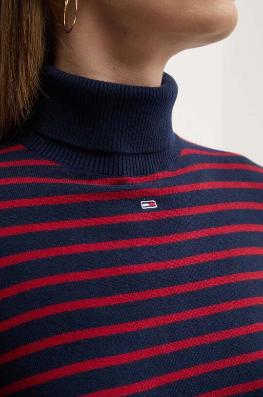 Tommy Jeans pulover DW0DW19686 bleumarin