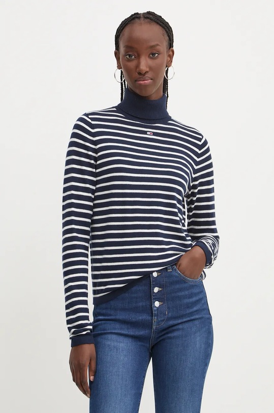 Tommy Jeans pulover grosime medie bleumarin DW0DW19686