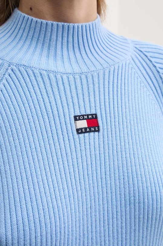 Bavlněný svetr Tommy Jeans DW0DW19912 modrá