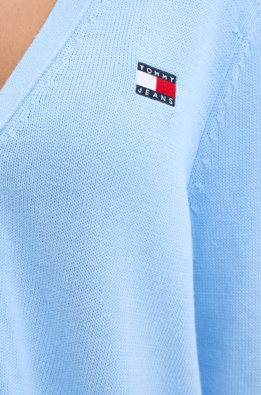 Tommy Jeans cardigan din bumbac DW0DW19913 albastru