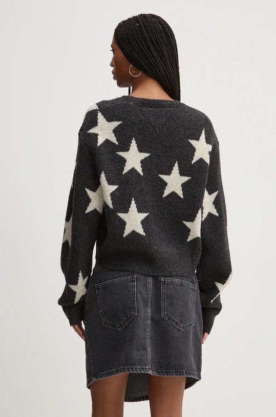 Îmbrăcăminte Tommy Jeans pulover din amestec de lana DW0DW19915 negru