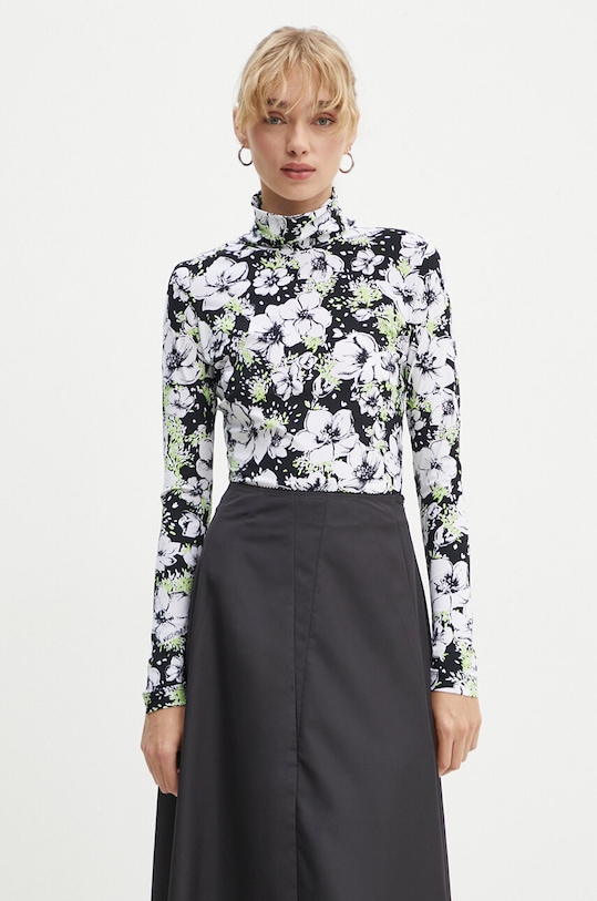 Moschino Jeans longsleeve cu modele multicolor 1213.8741