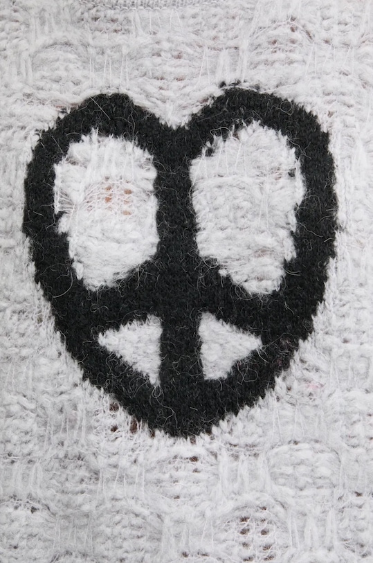 Пуловер с вълна Moschino Jeans 0913.8705 сив