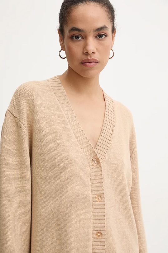 Vlněný svetr Moschino Jeans 0928.8706 béžová