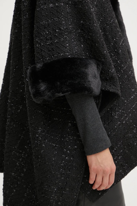 Pončo Morgan 5TWEED 5TWEED čierna